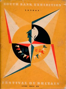Framsidan av en guide till Festival of Britain, 1951 av Unbekannt