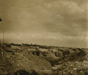 Frontlinjen, Jonchery, norra Frankrike, c1914-c1918 av Unbekannt