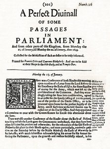 Framsidan av A Perfect Diurnall of Some Passages in Parliament, 1643 1905 av Unbekannt