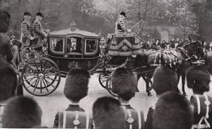Kung Edward VII:s begravningståg, London, 20 maj 1910. av Unbekannt