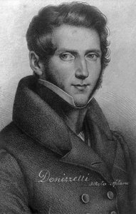Gaetano Donizetti 1797-1848, italiensk kompositör, 1900-talet av Unbekannt