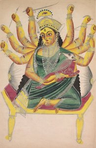Ganesha-Janani Ganeshs mor, 1800-talet. av Unbekannt