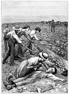 Gängsystem av barnarbete, c1885 av Unbekannt