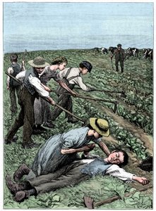 Gängsystem av barnarbete, c1885 av Unbekannt