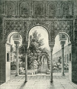 Generalifes trädgård, 1800-talet, 1907. av Unbekannt