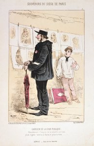 Folkfredens väktare, belägringen av Paris, 1870-1871 av Unbekannt