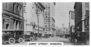 Garry Street, Winnipeg, Manitoba, Kanada, c1920-talet av Unbekannt