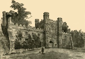 Gateway of Battle Abbey, 1898. av Unbekannt