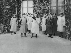 General Alexander von Kluck och andra officerare, första världskriget, 1915 av Unbekannt