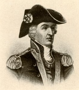 General Francis Marion, i rock med hög krage och väst, c1770, 1937. av Unbekannt
