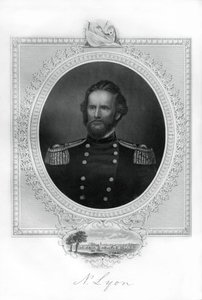 General Nathaniel Lyon, unionsgeneral i det amerikanska inbördeskriget, 1862-1867 av Unbekannt
