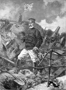 General Nogi, japansk befälhavare, rysk-japanska kriget, 1904-5 av Unbekannt