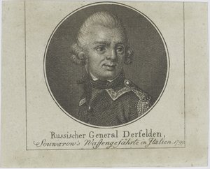 General Otto Wilhelm Derfelden 1737-1819, ca. 1800 av Unbekannt
