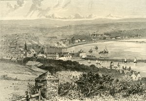 Allmän syn på Douglas, 1898. av Unbekannt
