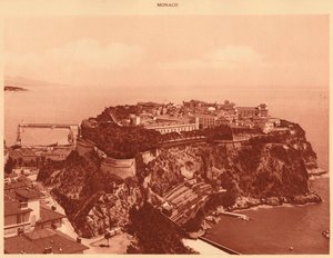 Allmän syn på Furstendömet Monaco, 1930. av Unbekannt