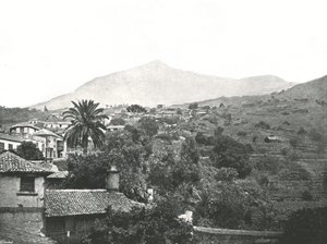 Allmän vy som visar toppen, Teneriffa, Kanarieöarna, Spanien, 1895. av Unbekannt