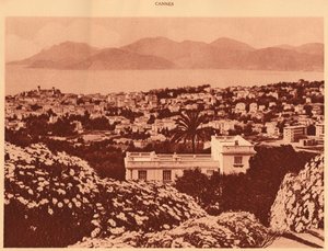 Översikt tagen från Pezou, Cannes, 1930. av Unbekannt