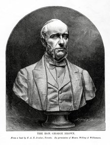 George Brown, skotskfödd kanadensisk journalist och politiker, 1800-talet av Unbekannt