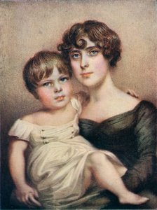 George Dacres Patterson och hans mor, Eleanor Dacres Patterson, 1815. 1911 av Unbekannt