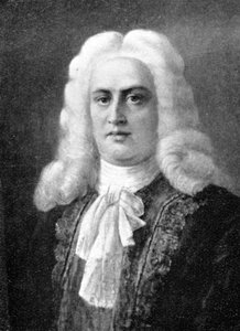 George Frideric Handel, 1685-1759, tysk barockkompositör, 1909 av Unbekannt