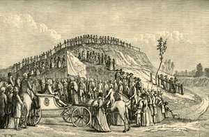 George III och drottning Charlotte vid Eton Montem, 1778, 1911. av Unbekannt