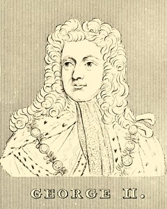 George II, 1683-1760, 1830. av Unbekannt