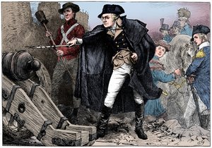 George Washington vid belägringen av Yorktown, Virginia, 1781 c1880 av Unbekannt