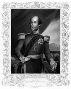 George William Frederick Charles, 2:e hertig av Cambridge, brittisk soldat, c1856 av Unbekannt
