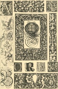 Tyska renässansens typografiska ornament, 1898. av Unbekannt