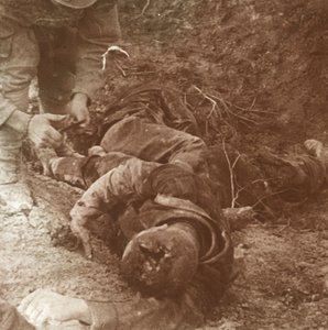 Tysk kropp, Champagne, norra Frankrike, 1915 av Unbekannt