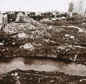 Tyskt skydd, Noordschote, Flandern, Belgien, c1914-c1918 av Unbekannt