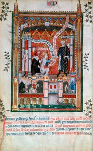 Gilles de Pontoise, abbot av St Denis, 1317 av Unbekannt