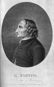 Giuseppe Tartini 1692-1770 var en italiensk barockkompositör och violinist av Unbekannt
