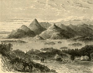 Glengariff Harbour och Bantry Bay från Eccles Hotel, 1898. av Unbekannt