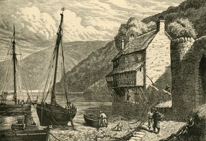 Glovelly Harbour, 1898. av Unbekannt