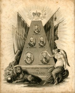 Gud skänker seger åt England, 1816. av Unbekannt