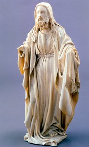 Gud Fadern, anonymt flamländskt elfenben, 1400-1425 av Unbekannt