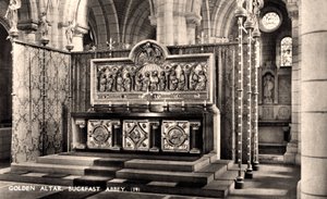 Golden Altar, Buckfast, Abbey, 1900-talet av Unbekannt