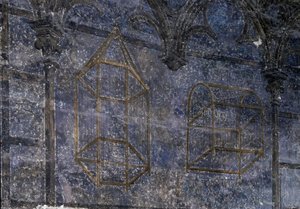 Gotisk konst: Påvens rum: detaljer om burarna - änglarnas torn. 1336-1337, Påvepalatset, Avignon av Unbekannt