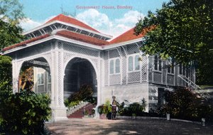 Government House, Bombay, Indien, tidigt 1900-tal av Unbekannt