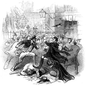 Klänning och stadsrad, Oxford, 15 november 1845 av Unbekannt