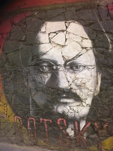 Graffiti von Leon Trotsky