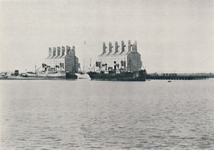 Grain Elevators, Bahia Blanca, 1916 av Unbekannt