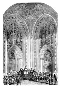 Grand Entrance, Westminster Palace, London, c1888 av Unbekannt