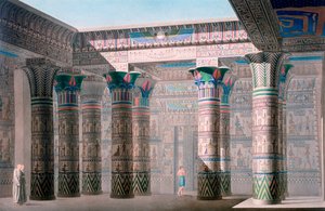 Grand Temple, Isle of Philae, Nubia, Egypten, 1800-talet av Unbekannt