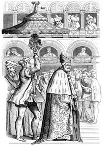Stora dogens procession, Venedig, Italien, 1500-talet 1849 av Unbekannt