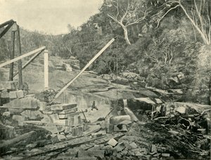 Granitbrott, Trawool, Victoria, 1901. av Unbekannt