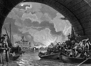 Great Fire of London, 1666 1800-talet av Unbekannt