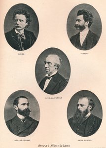 Stora musiker - tavla IX., 1895 av Unbekannt