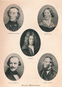 Stora musiker - tavla V., 1895 av Unbekannt